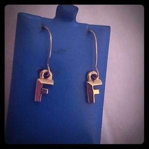 14K gold earrings